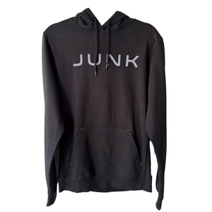New Junk Black Sweatshirt Hoodie Minimalist Design Men’s Unisex XS Streetwear